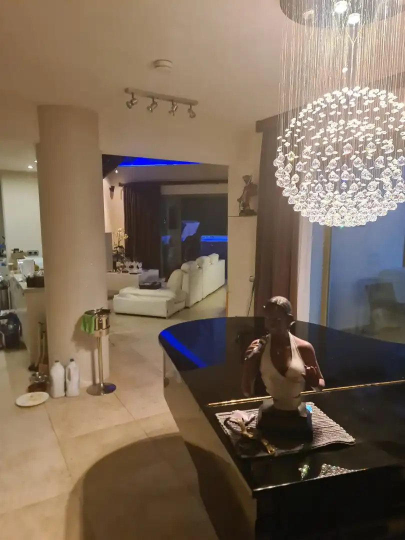 Living room of Duplexes for sale in Benahavís  with Air Conditioner, Furnished and TV