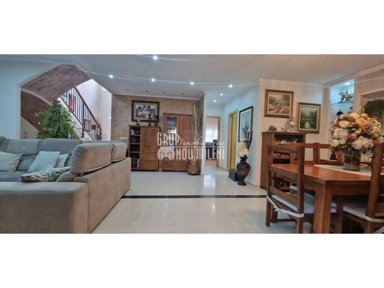 Living room of Houses for sale in Picassent  with Air Conditioner, Private garden and Terrace
