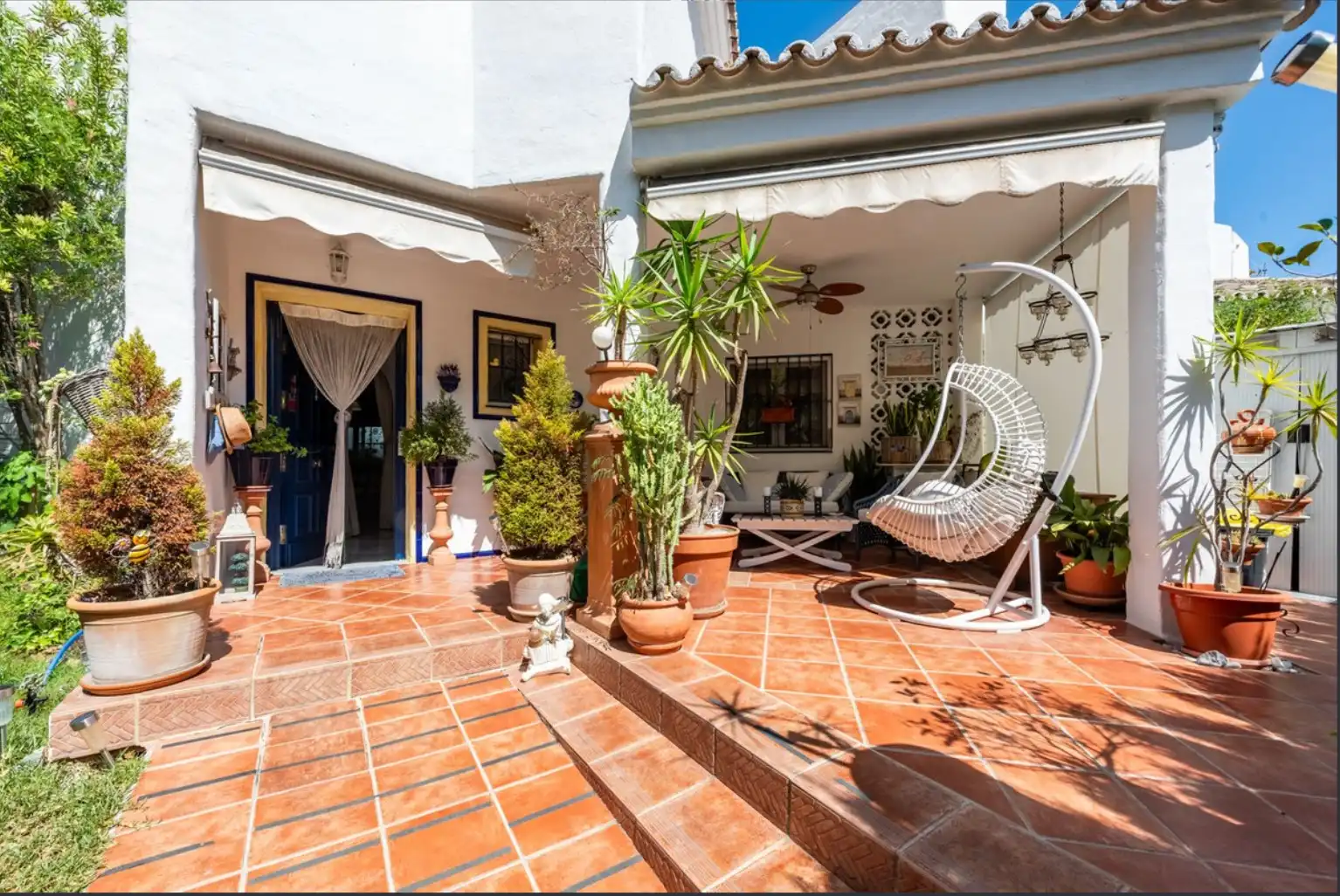 Terraza de Casa adosada en venta en Estepona con Aire acondicionado, Terraza y Amueblado