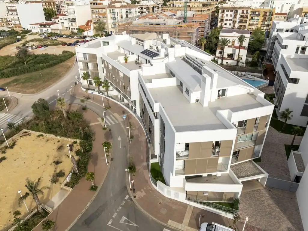 Vista exterior de Apartament en venda en Jávea / Xàbia amb Aire condicionat, Terrassa i Traster