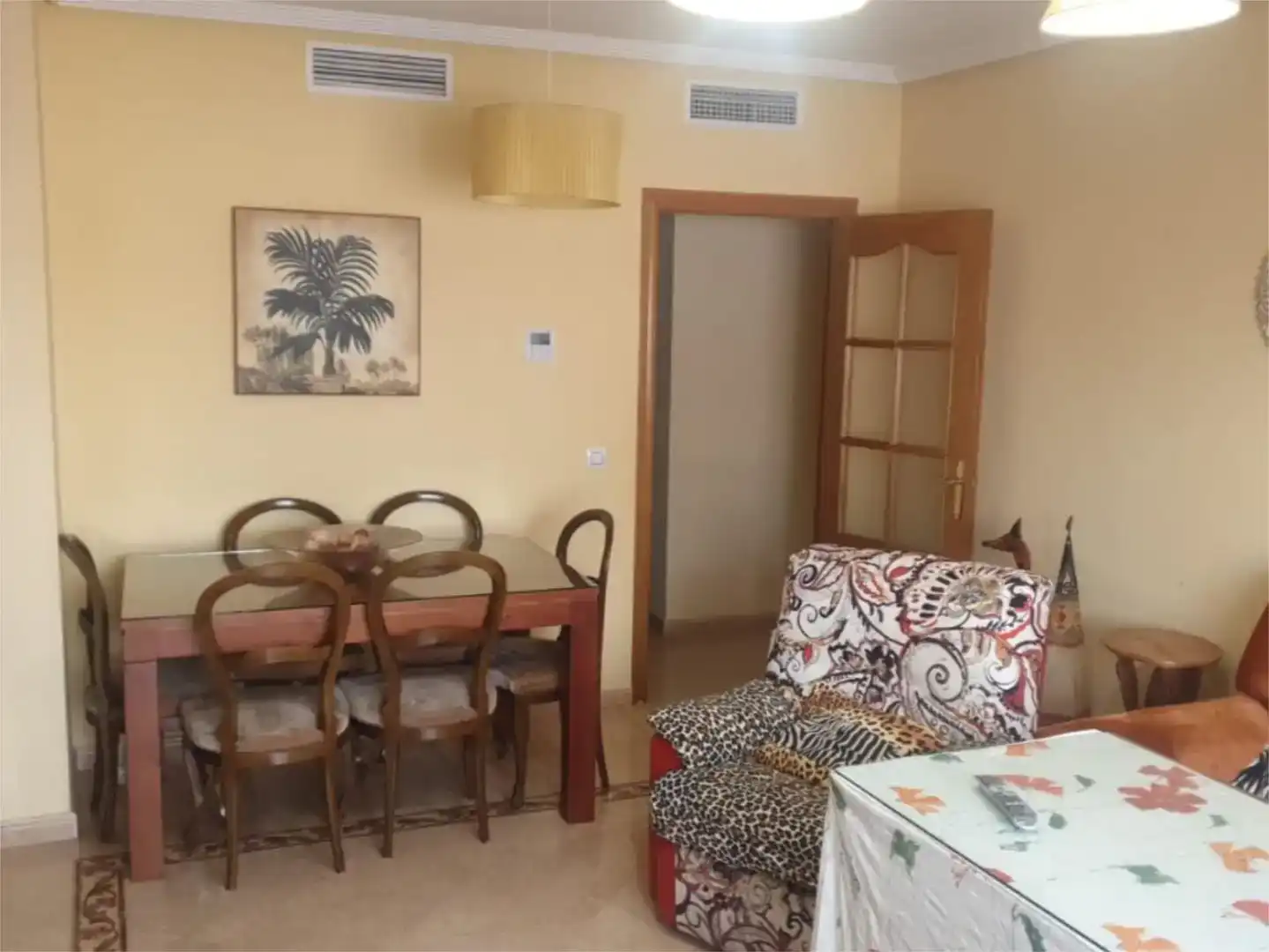 Dining room of Flat for rent in Mérida  with Air Conditioner, Furnished and Balcony