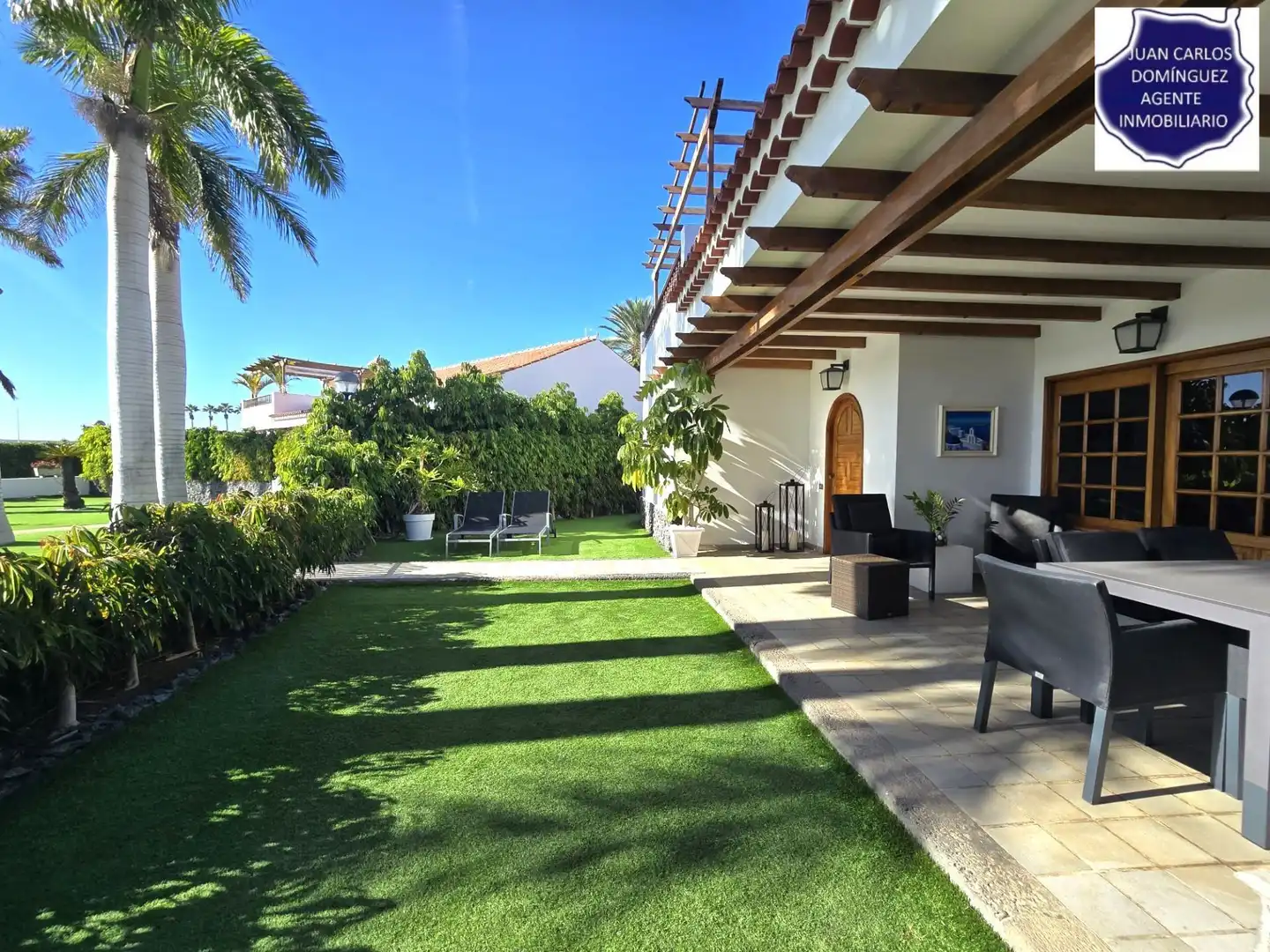 Jardín de Casa o chalet de alquiler en San Bartolomé de Tirajana con Aire acondicionado, Jardín privado y Terraza