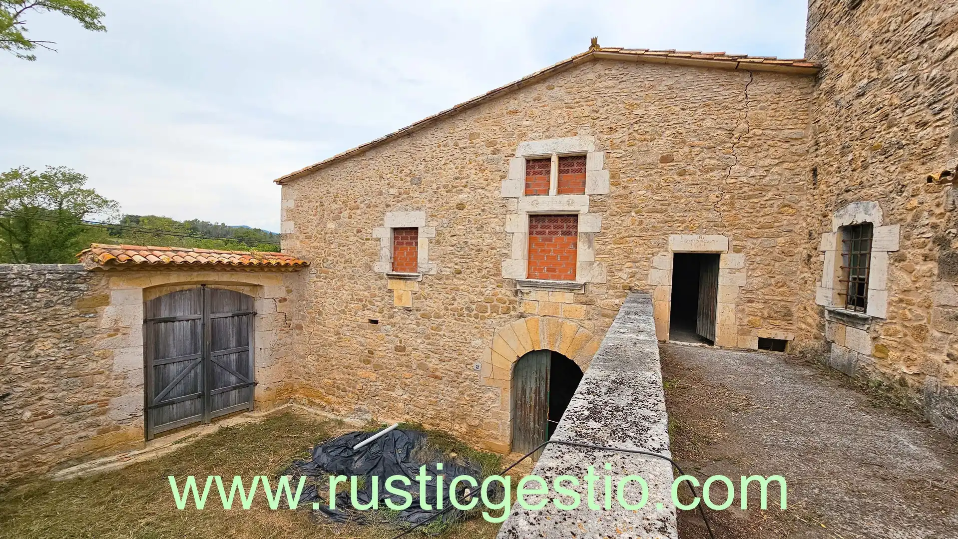Vista exterior de Finca rústica en venta en Banyoles con Jardín privado