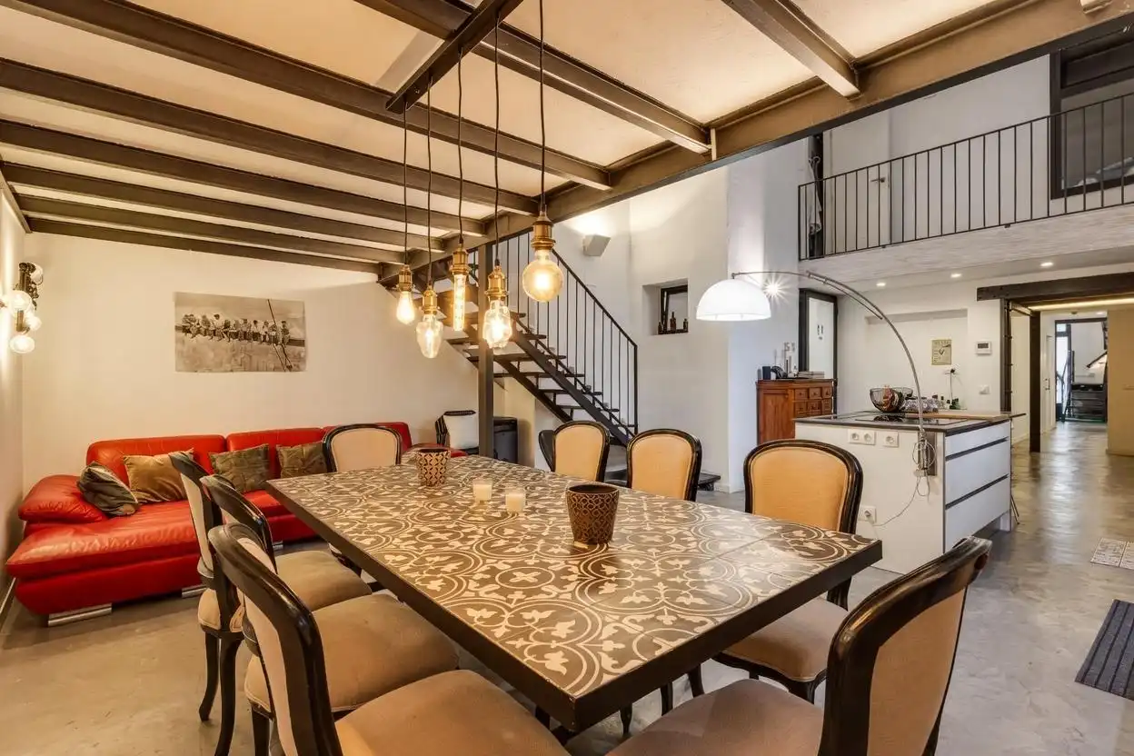 Esszimmer von Maisonette zum Verkauf in Barcelona mit Klimaanlage und Heizung