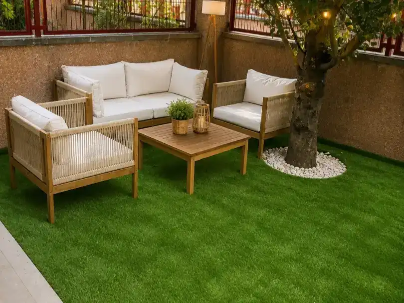 Terrasse von Wohnung zur Miete in Jaca mit Privatgarten und Möbliert
