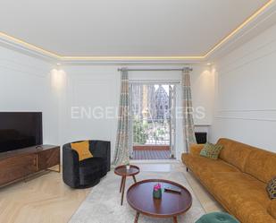 Living room of Apartment for sale in  Barcelona Capital  with Air Conditioner and Balcony