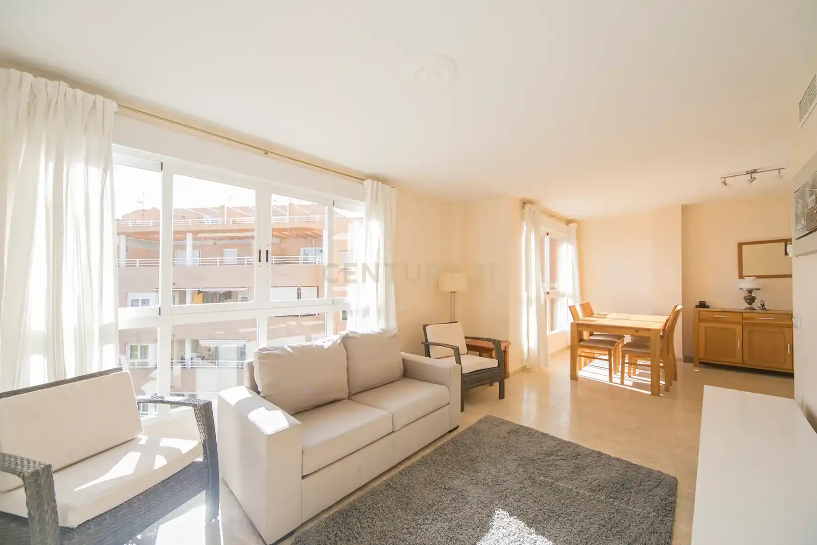 Living room of Flat for rent in Calpe / Calp  with Furnished, Oven and Washing machine