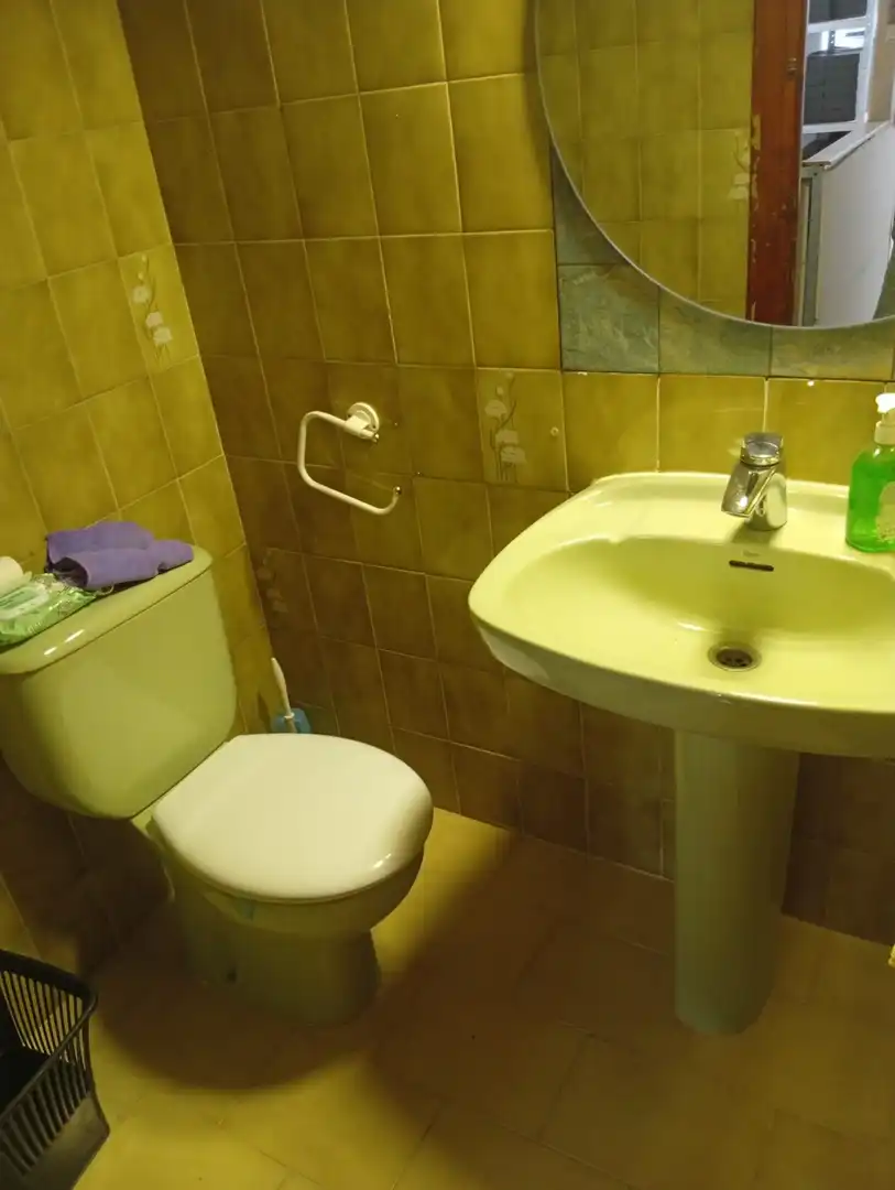 Badezimmer von Geschaftsraum zur Miete in Málaga mit Klimaanlage