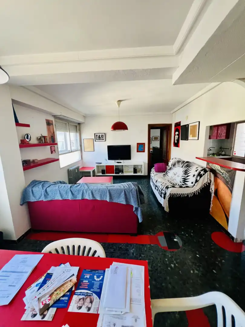 Sala de estar de Piso en venta en Zaragoza con Calefacción, Amueblado y Horno