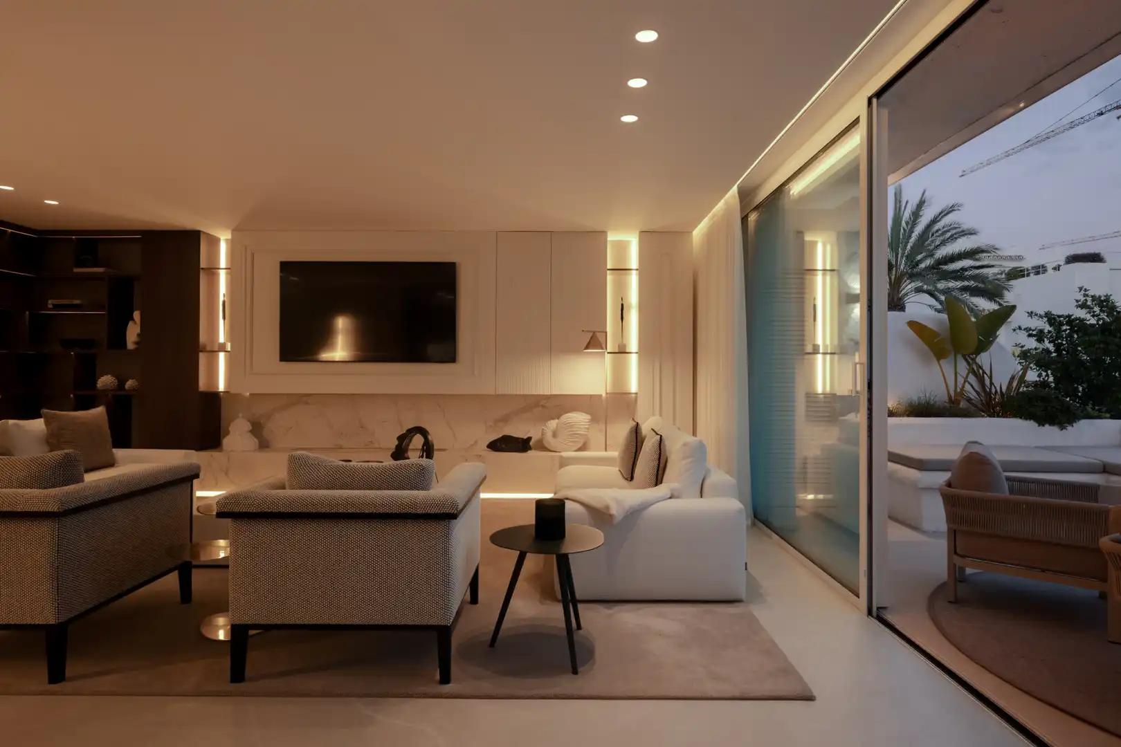 Living room of Attic for sale in Marbella  with Air Conditioner, Heating and Terrace
