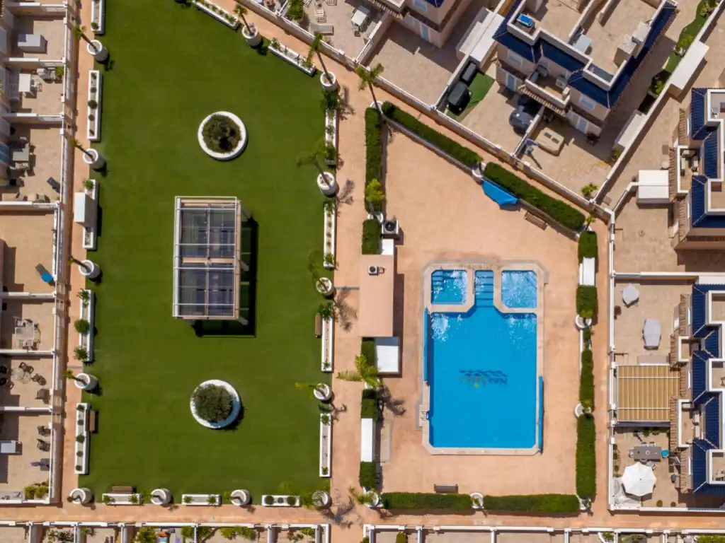 Piscina de Casa adosada en venta en Orihuela con Aire acondicionado, Jardín privado y Terraza