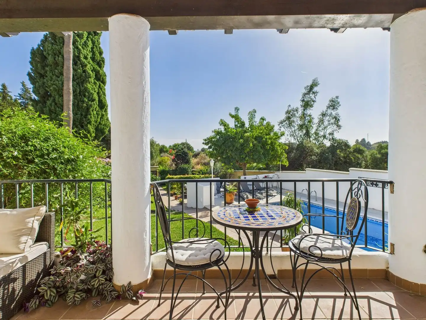 Jardín de Casa o chalet en venta en Estepona con Aire acondicionado, Terraza y TV