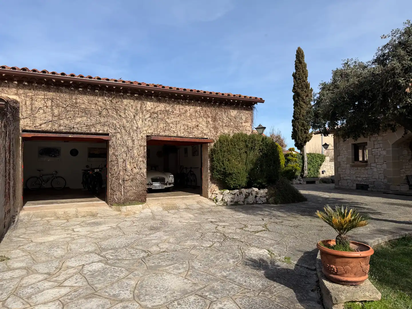 Vista exterior de Finca rústica en venta en Moià con Calefacción, Jardín privado y Parquet