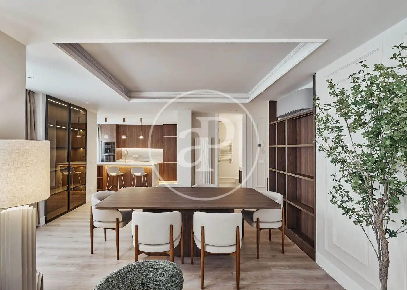 Dining room of Flat for sale in Madrid  with Air Conditioner, Heating and Storage room