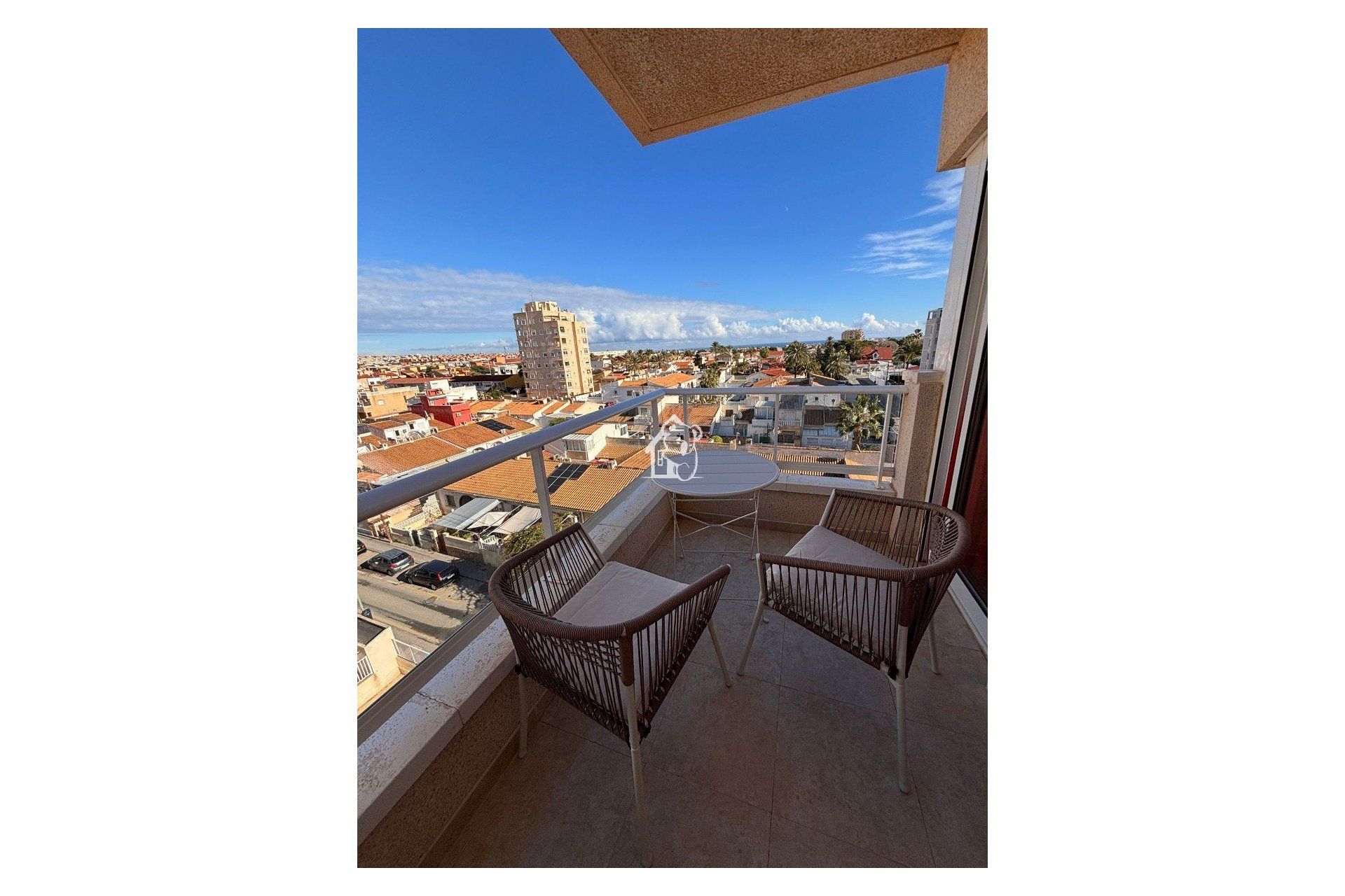 Terraza de Apartamento de alquiler en Torrevieja con Terraza, Amueblado y Horno