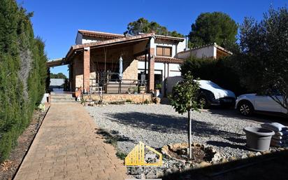 Exterior view of House or chalet for sale in Macastre  with Heating, Private garden and Terrace