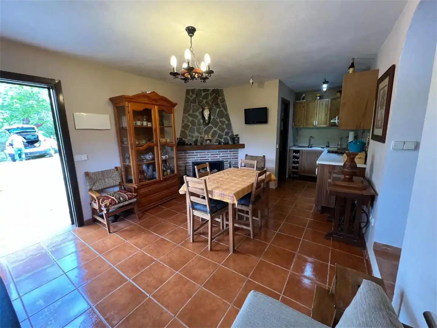 Cuina de Finca rústica en venda en Júzcar amb Jardí privat, Traster i Moblat
