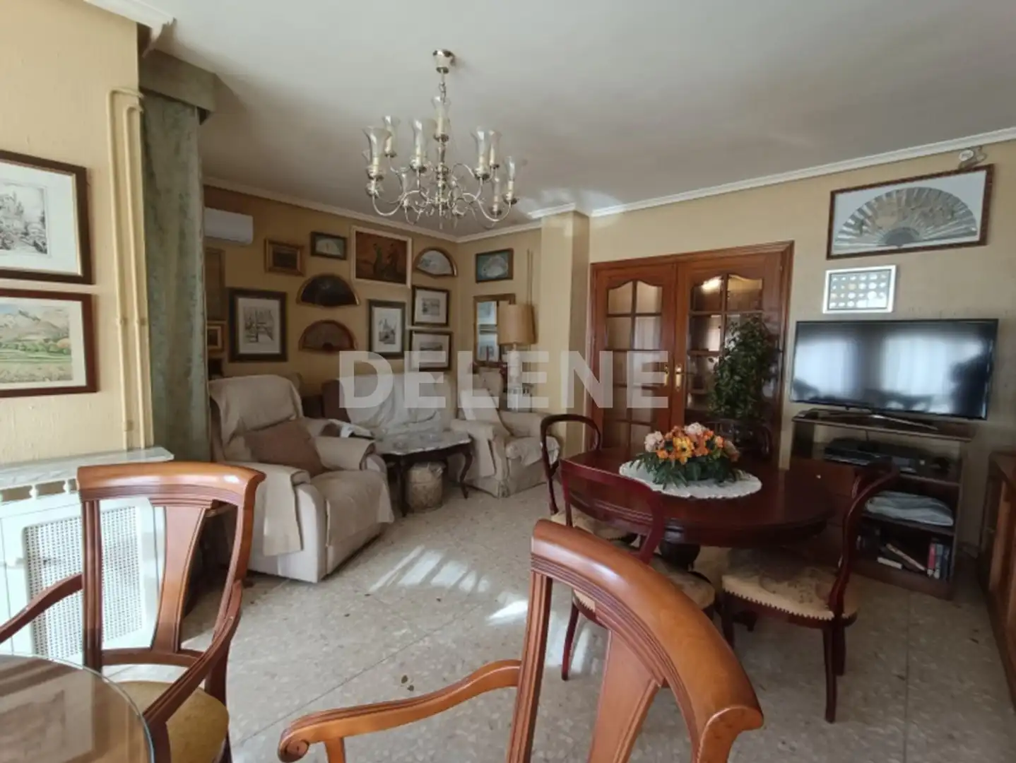 Living room of Flat for sale in Hellín  with Air Conditioner, Heating and Furnished