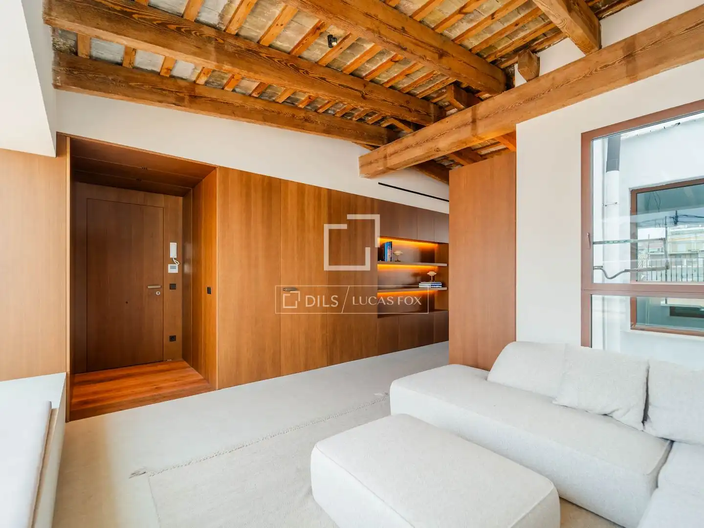 Sala de estar de Ático de alquiler en Valencia con Aire acondicionado, Calefacción y Terraza