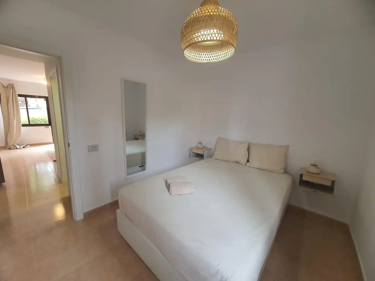 Bedroom of Apartments for rent in La Oliva  with Air Conditioner, Terrace and Furnished