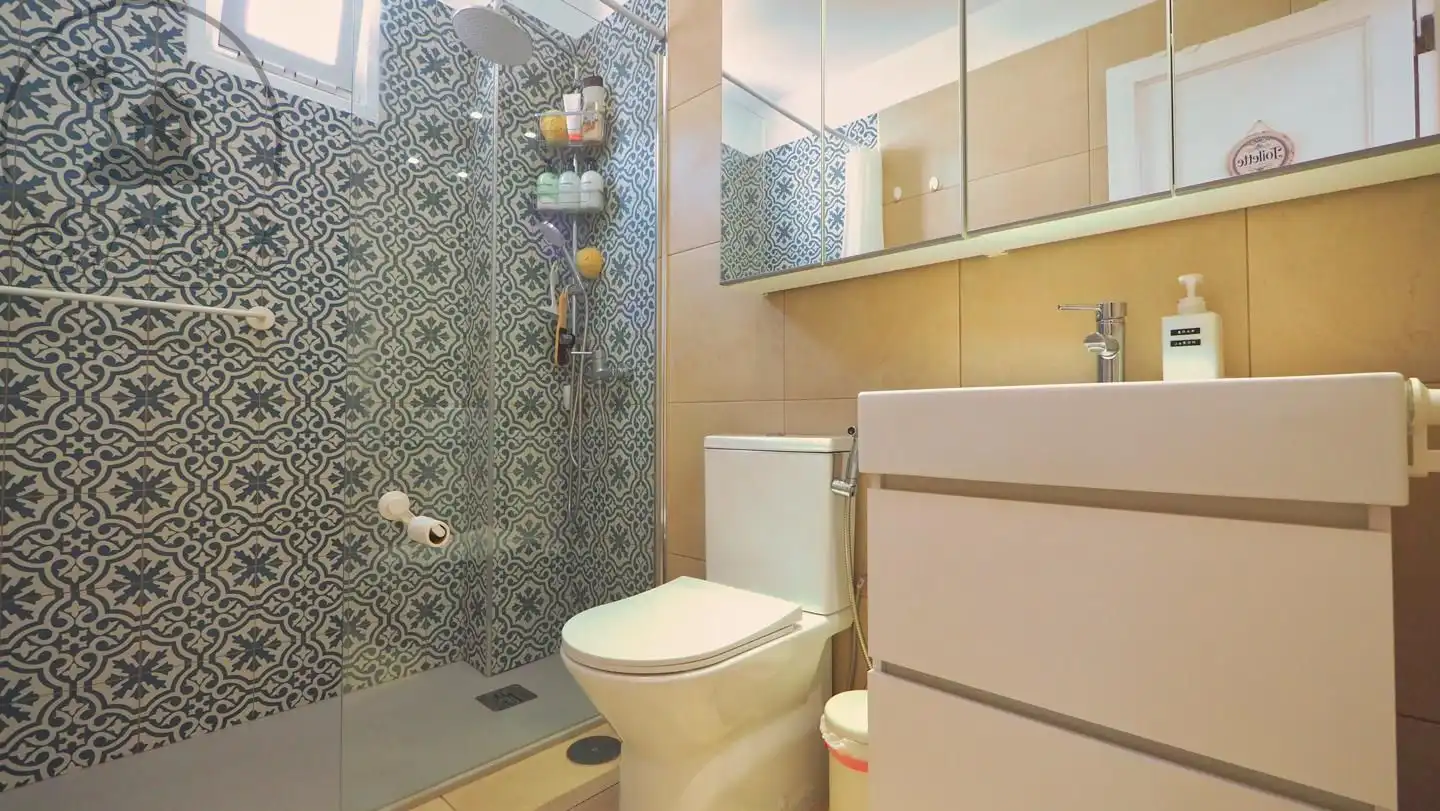 Badezimmer von Haus oder Chalet zur Miete in Los Silos mit Terrasse