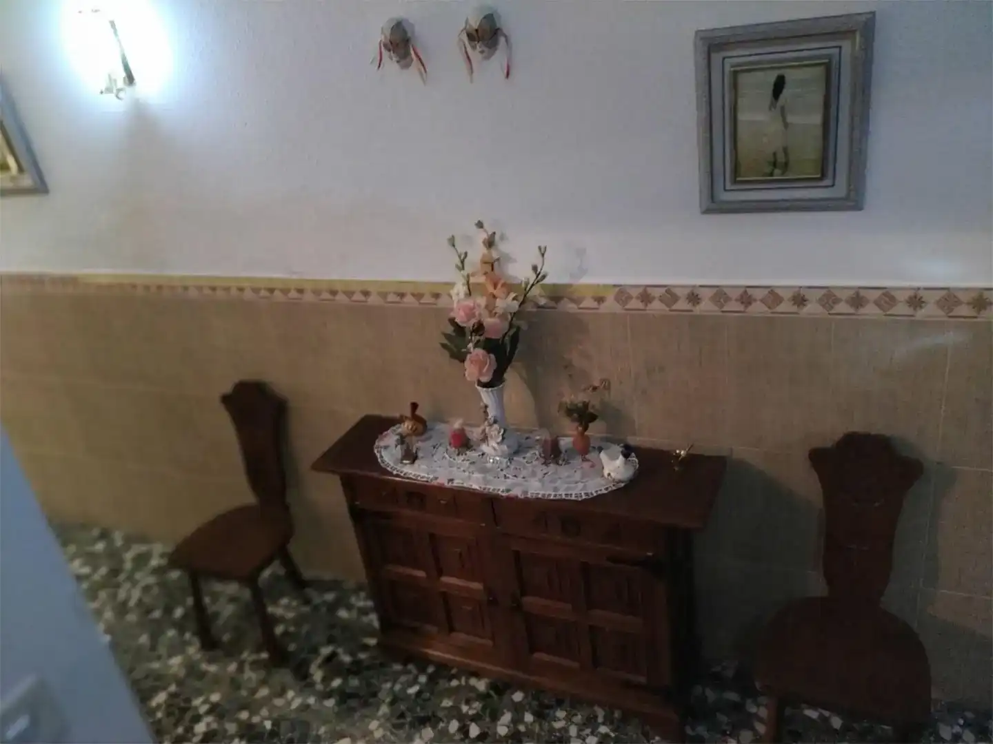 Menjador de Casa adosada en venda en Mota del Cuervo amb Aire condicionat
