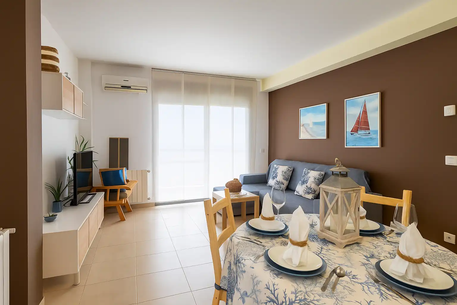 Wohnzimmer von Wohnung zum Verkauf in Llançà