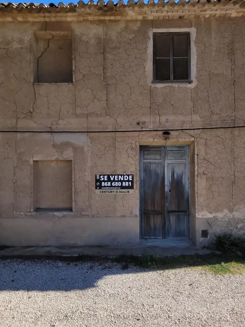 Vista exterior de Casa o xalet en venda en Blanca amb Jardí privat