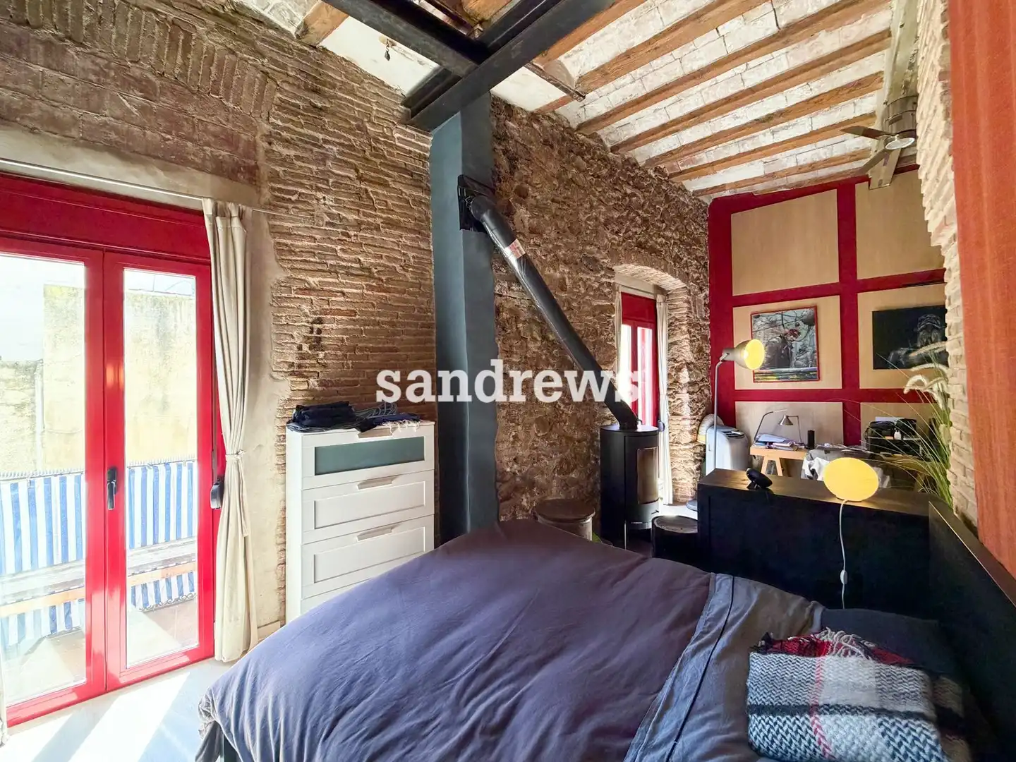 Bedroom of Flat for sale in Figueres  with Heating
