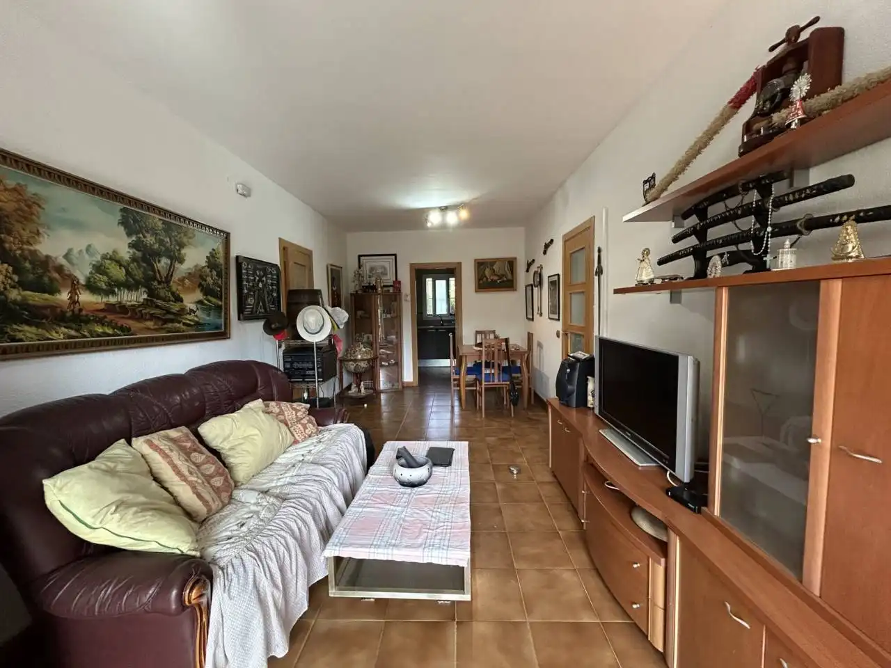 Sala d'estar de Pis en venda en Cubelles amb Calefacció, Jardí privat i Terrassa