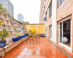 Terrace of Flat for sale in  Barcelona Capital  with Air Conditioner, Heating and Private garden