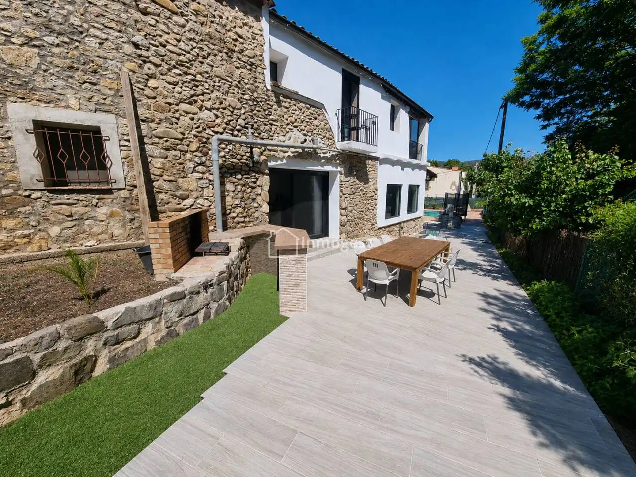 Terraza de Casa o chalet en venta en Sarrià de Ter con Aire acondicionado, Calefacción y Jardín privado