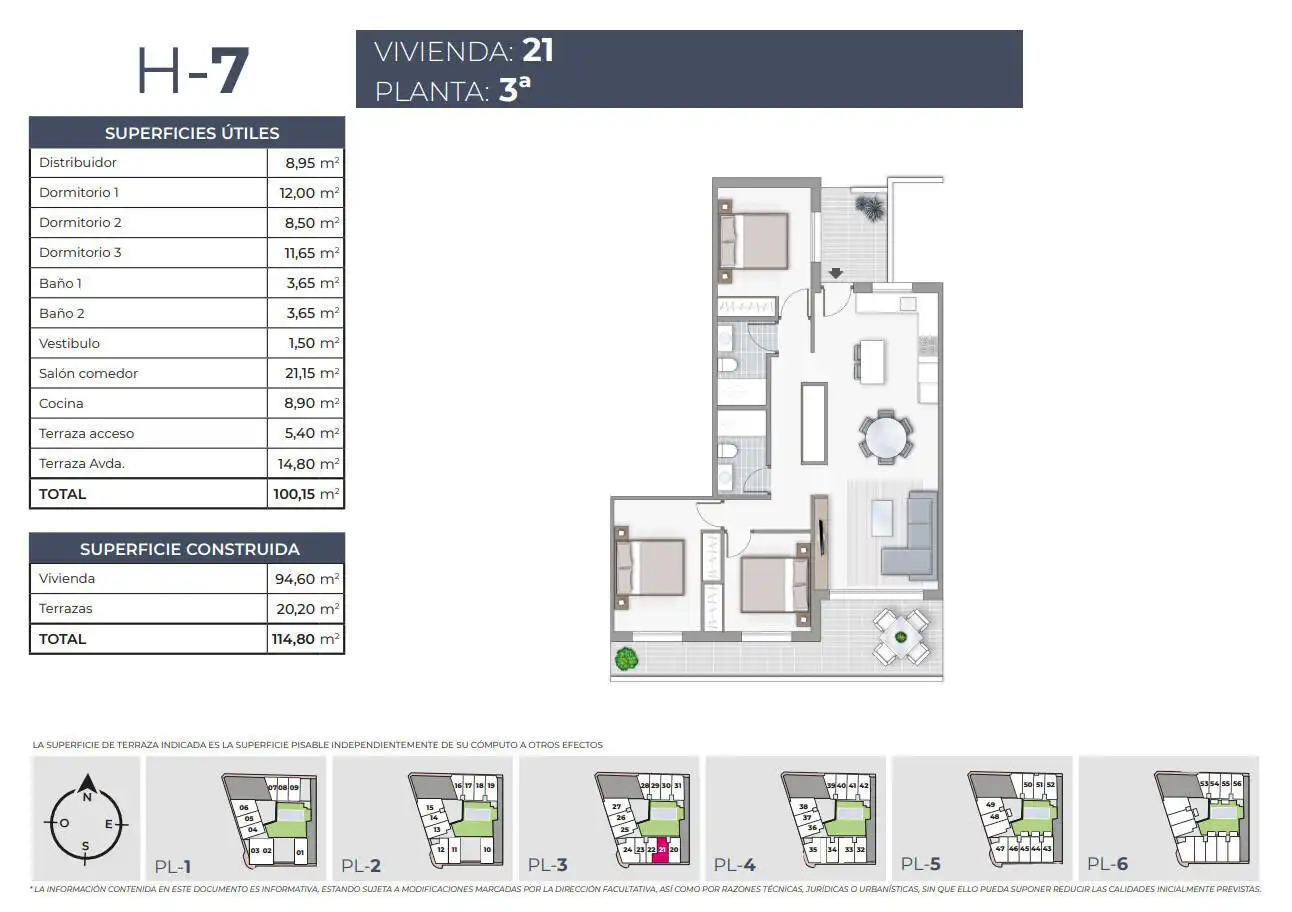 Apartament amb terrassa en venda a Playa del Cura, imagen 39