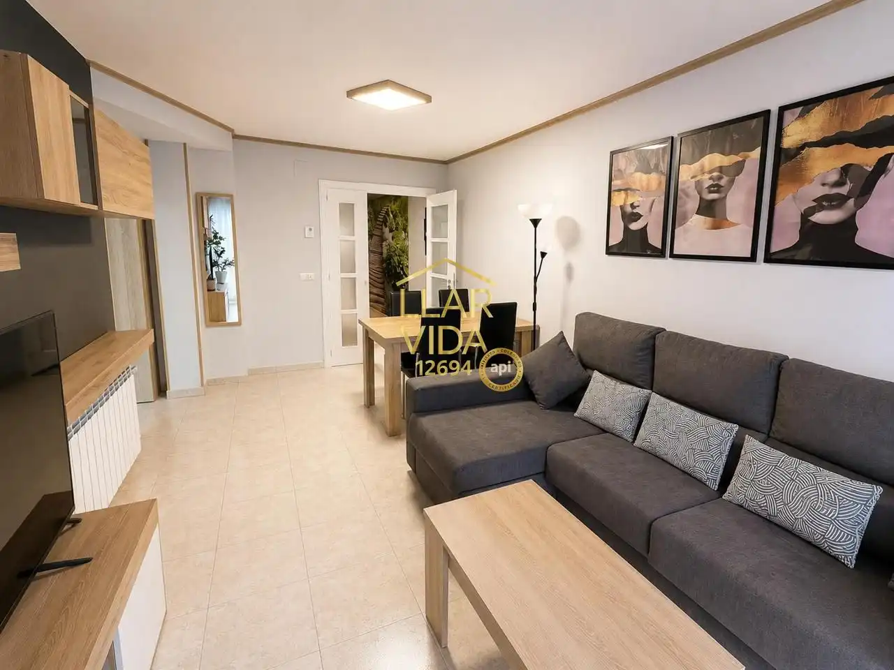 Sala d'estar de Pis en venda en Torrefarrera amb Aire condicionat i Terrassa