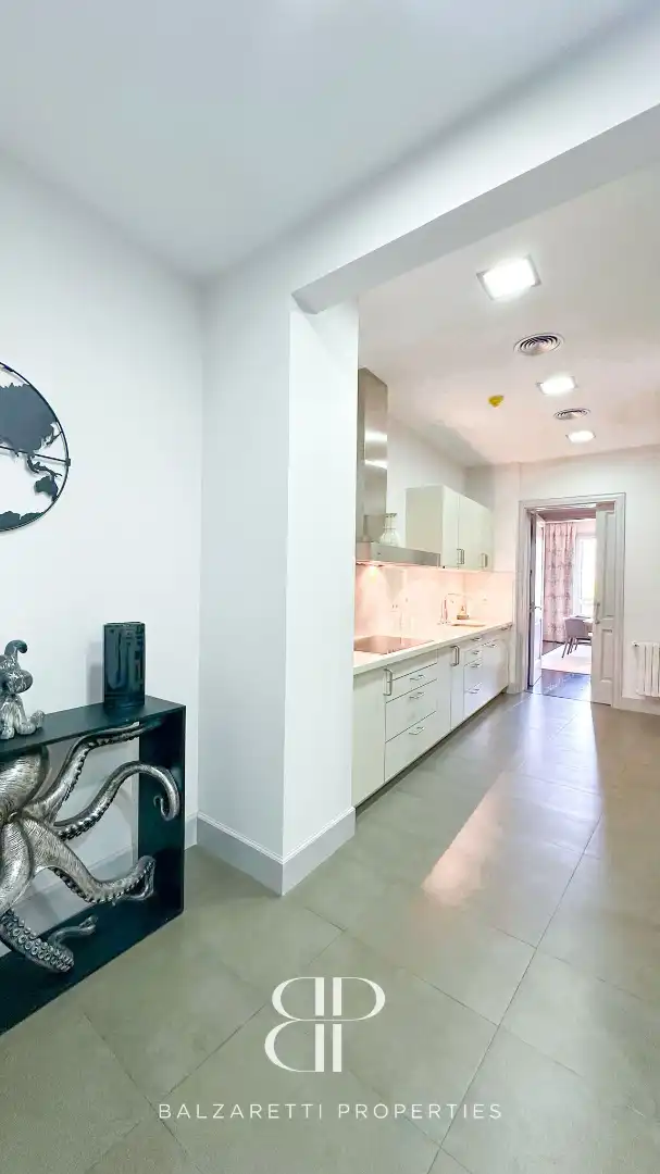 Küche von Wohnung zur Miete in Barcelona mit Klimaanlage, Heizung und Parkett