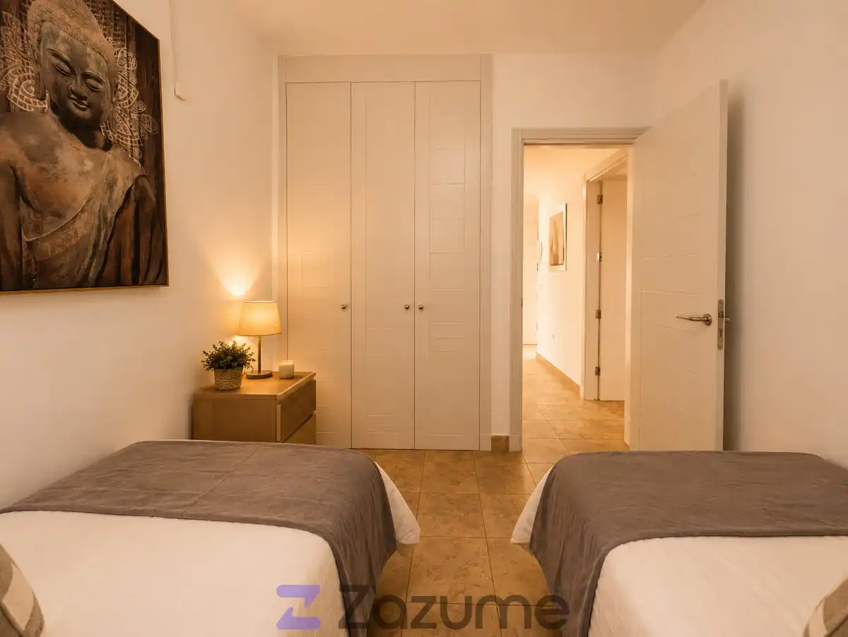 Bedroom of Flat for rent in Puerto de la Cruz  with Air Conditioner, Private garden and Terrace
