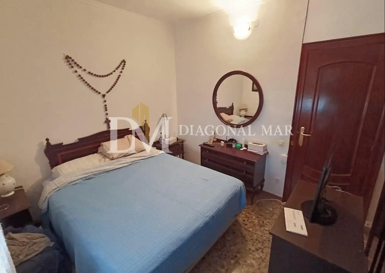 Schlafzimmer von Wohnung zum Verkauf in Barcelona mit Heizung, Abstellraum und Balkon