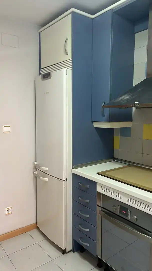 Cocina de Piso para compartir en Madrid con Aire acondicionado, Amueblado y Balcón