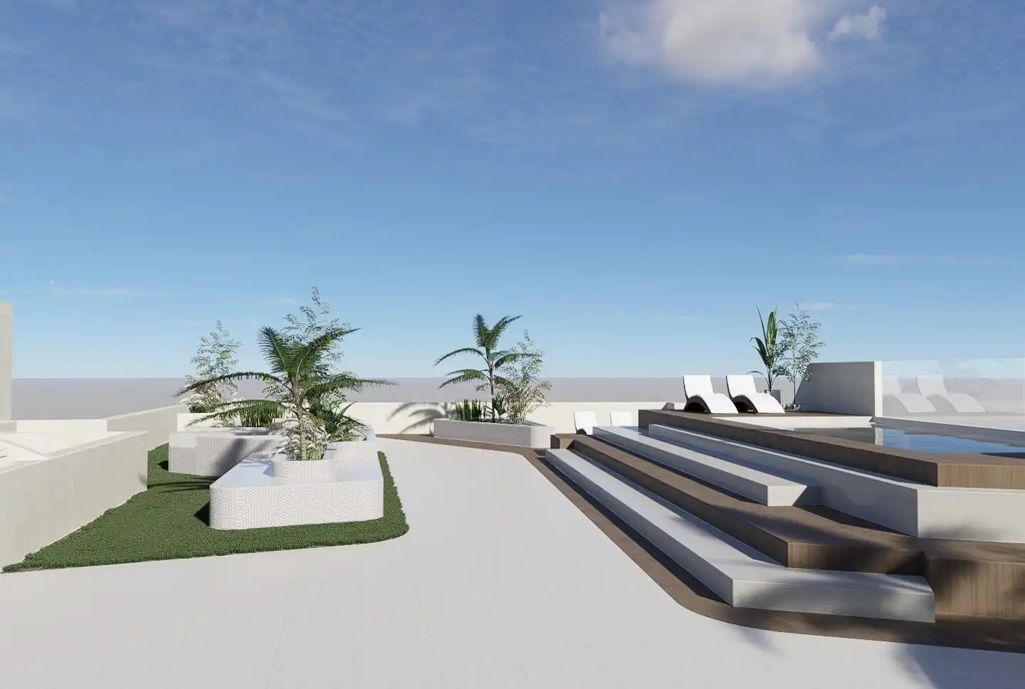 Terrace of Flat for sale in Alcantarilla  with Terrace, Storage room and Balcony