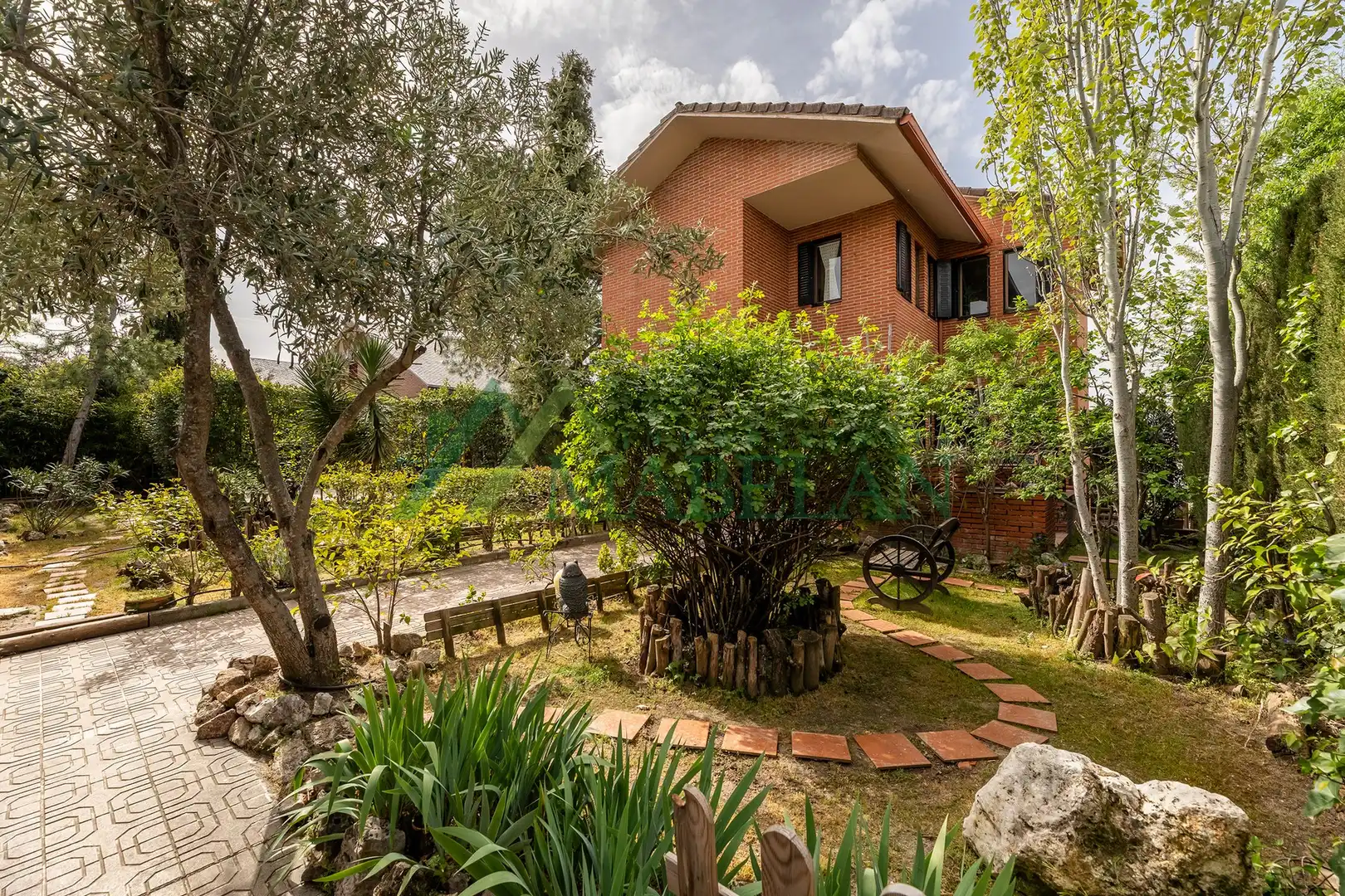 Jardín de Casa o chalet en venta en Las Rozas de Madrid con Aire acondicionado, Calefacción y Jardín privado