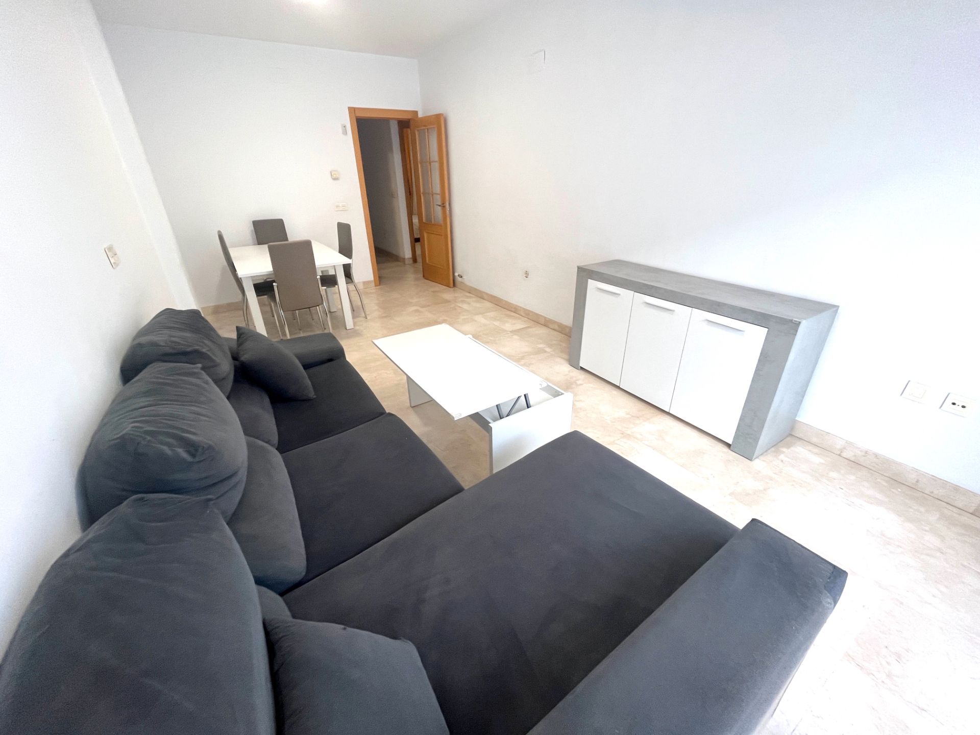 Living room of Flat to rent in Alhendín  with Heating, Furnished and Washing machine