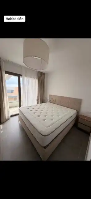 Dormitori de Dúplex de lloguer en Mijas amb Aire condicionat, Jardí privat i Terrassa