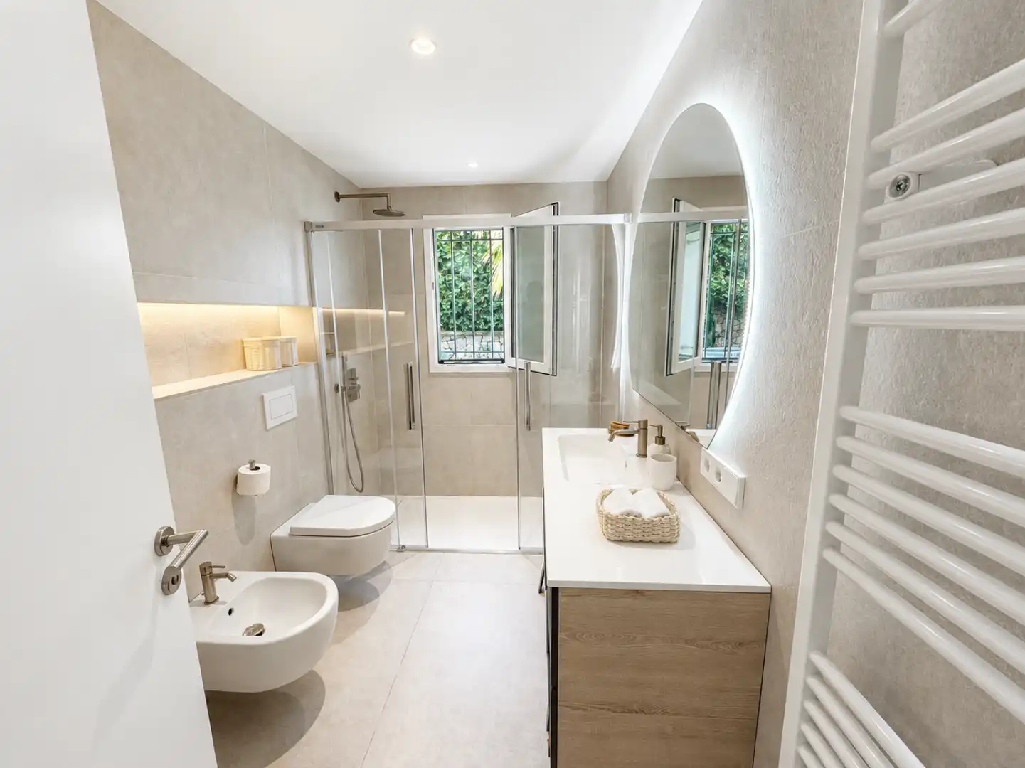 Badezimmer von Wohnung zur Miete in Andratx mit Privatgarten, Terrasse und Schwimmbad