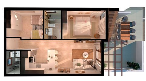 Ubicado en la encantadora localidad de Vera, este conjunto residencial ofrece una selección de apartamentos, plantas bajas y ático, imatge 2