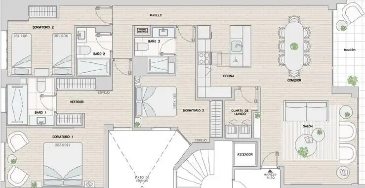 Appartement avec terrasse à vendre à Barrio de Salamanca, imagen 12