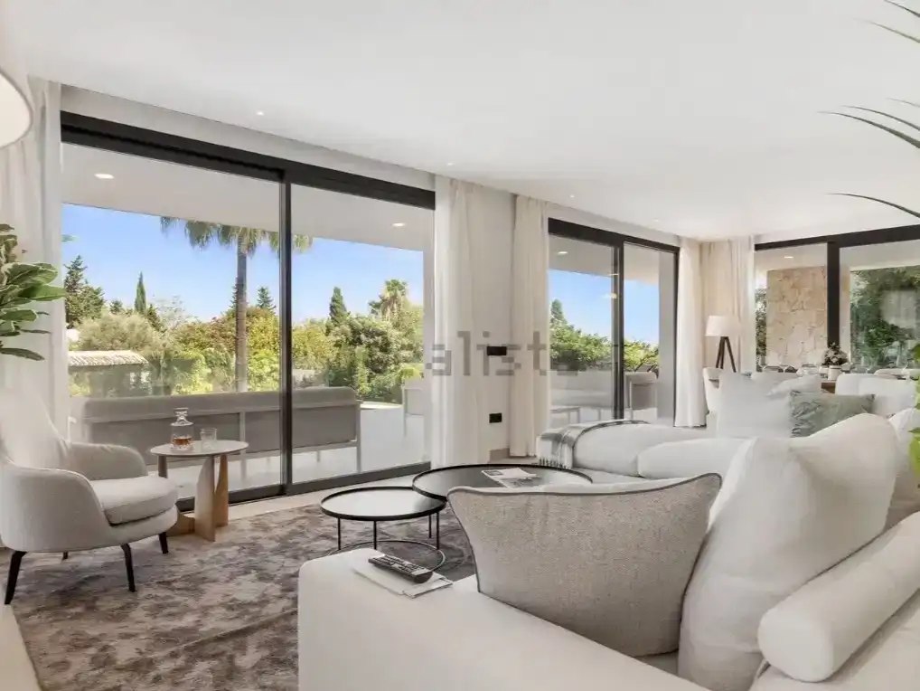 Sala de estar de Piso en venta en Vilanova i la Geltrú con Aire acondicionado, Piscina y Balcón