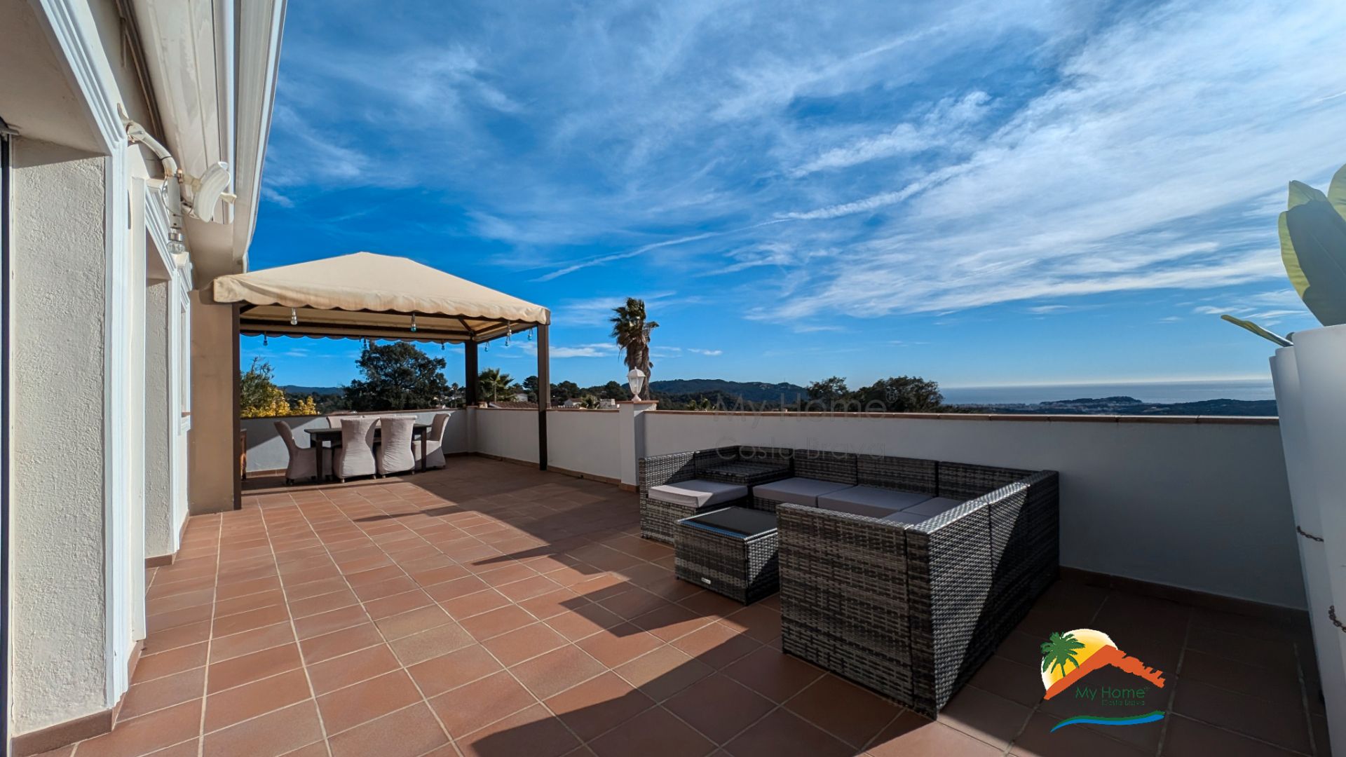 Terraza de Casa o chalet en venta en Lloret de Mar con Calefacción, Jardín privado y Terraza