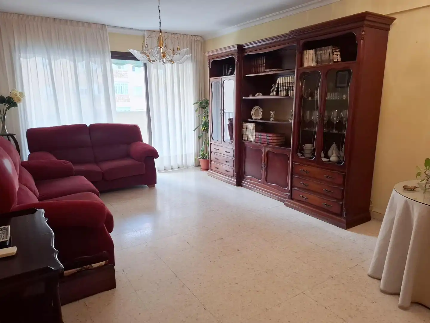 Sala de estar de Piso en venta en Málaga con Aire acondicionado, Terraza y Trastero