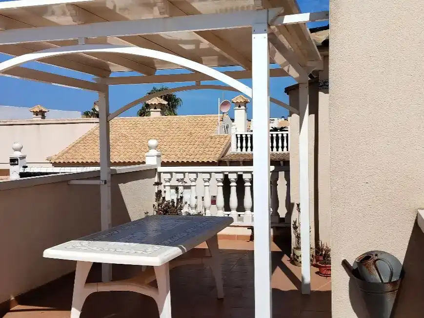 Terrasse von Wohnung zur Miete in Cartagena mit Klimaanlage, Schwimmbad und Balkon