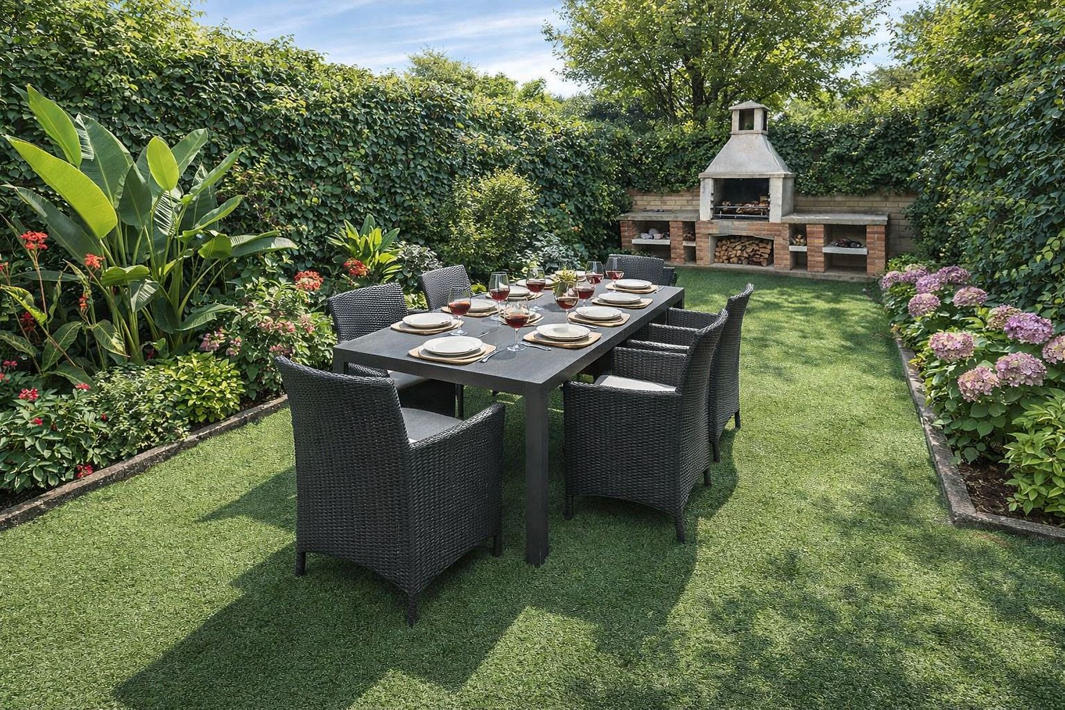 Garden of Single-family semi-detached for sale in Martorelles  with Air Conditioner, Heating and Private garden